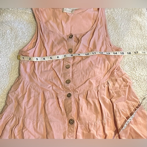 Altar’t State Women’s Sleeveless Button Down Peach Color Summer Dress Size XS - Picture 3 of 7